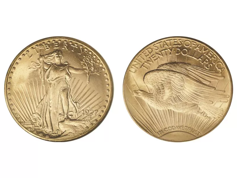 1927-D Saint-Gaudens Double Eagle