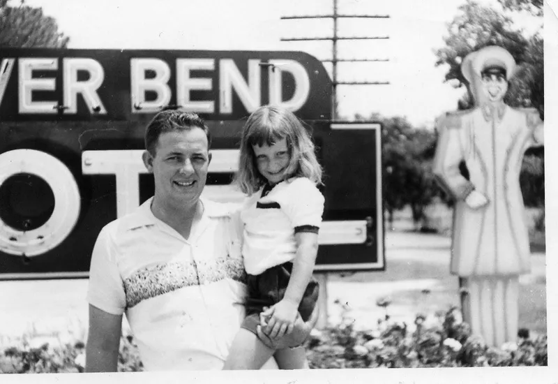 Paula Deen and her father