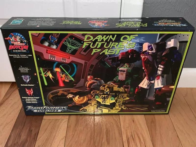 2006 Dawn of Futures Past transformers boxed set