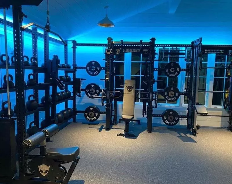 Joe Rogan's home gym