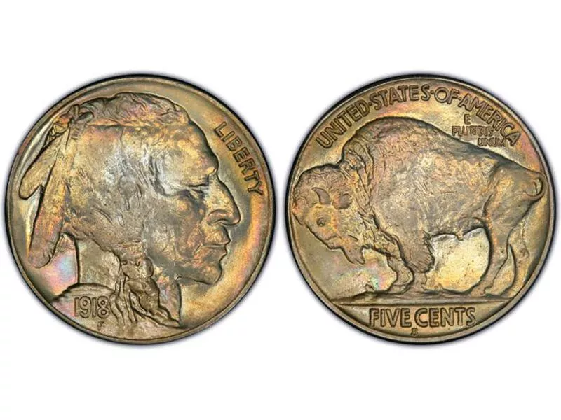 1918-S Buffalo Nickel