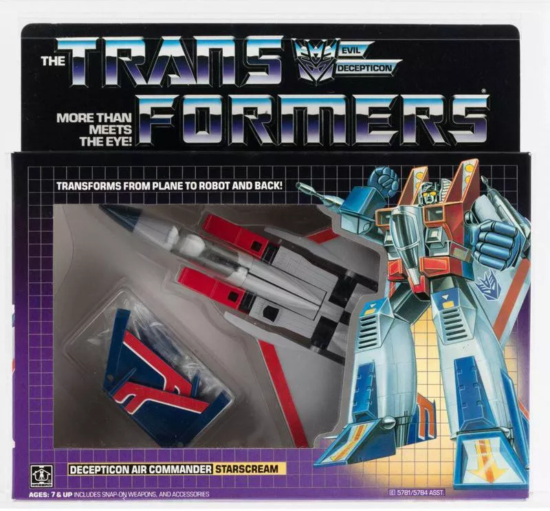 Starscream 1984 (Transformer toy)