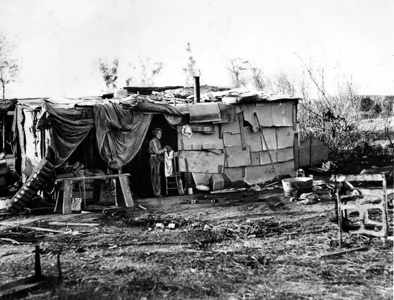 Dust Bowl migrant in California