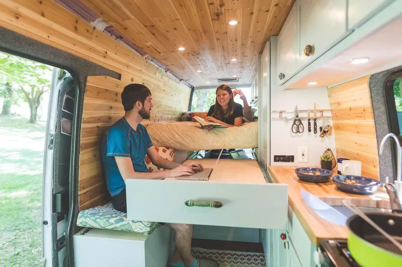 Living in a built out van