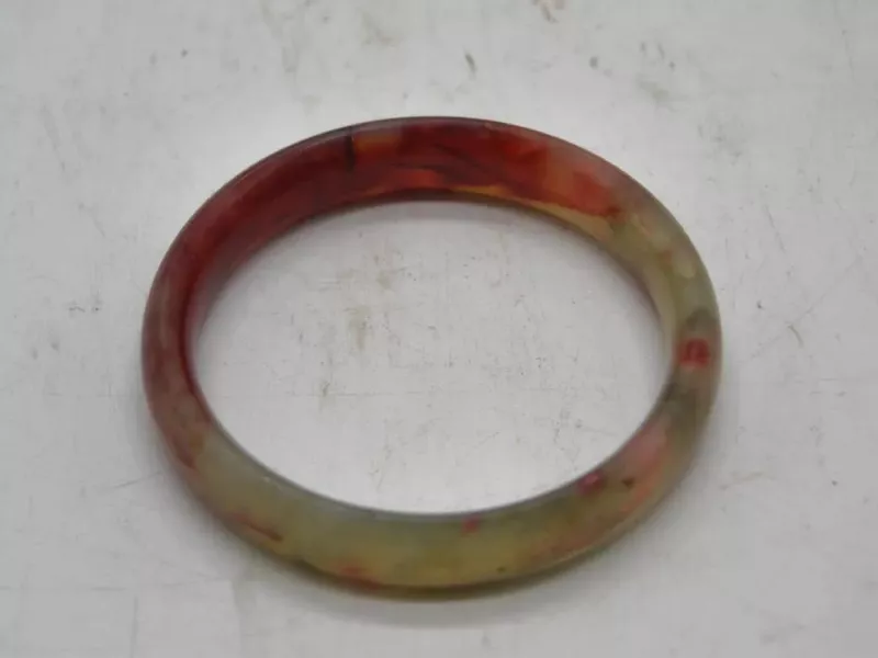 Chinese Carved Jade Bangle