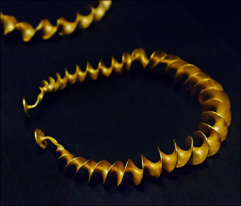 A torc up close