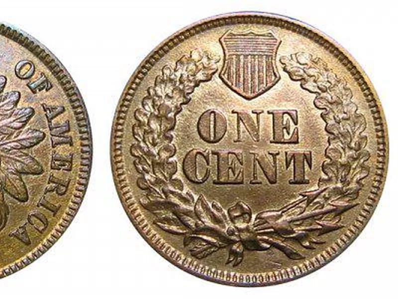 1866 indian penny