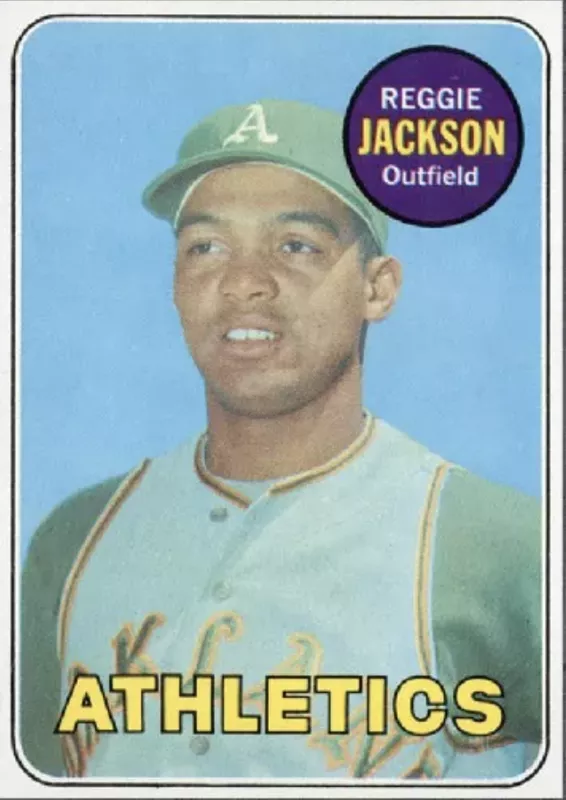 1969 Topps Reggie Jackson baseball card