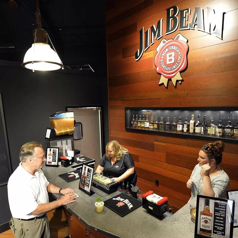 Jim Beam bar