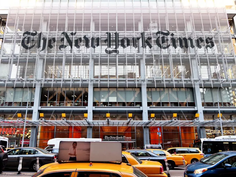 The New York Times offices in Manhattan