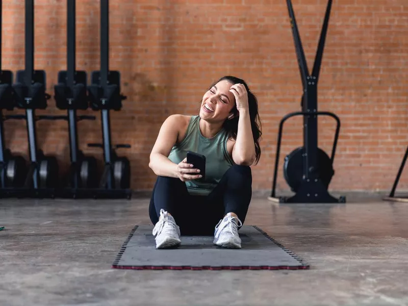 Woman at the Gym