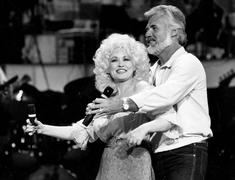 Dolly and Kenny Rogers