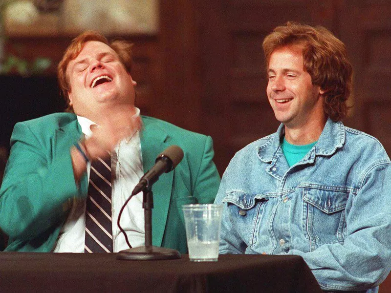 Dana Carvey and Chris Farley