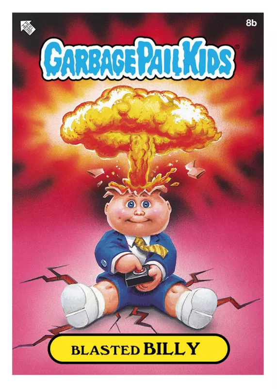 Blasted Billy Garbage Pail Kids card