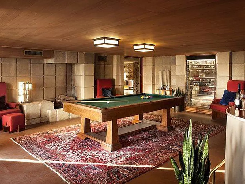 The billiards room