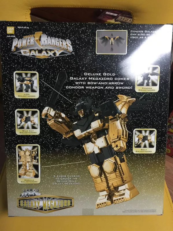 14K Gold Power Rangers Lost Galaxy Megazord