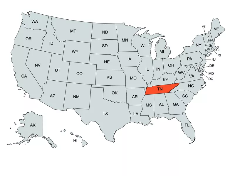 Tennessee Map