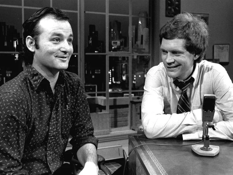 David Letterman and Bill Murray