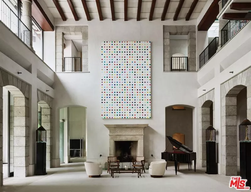 Huge two-story living room