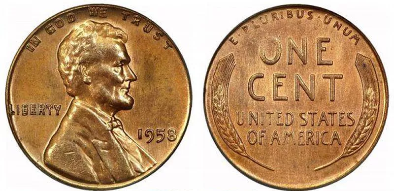 1958-P DDO penny