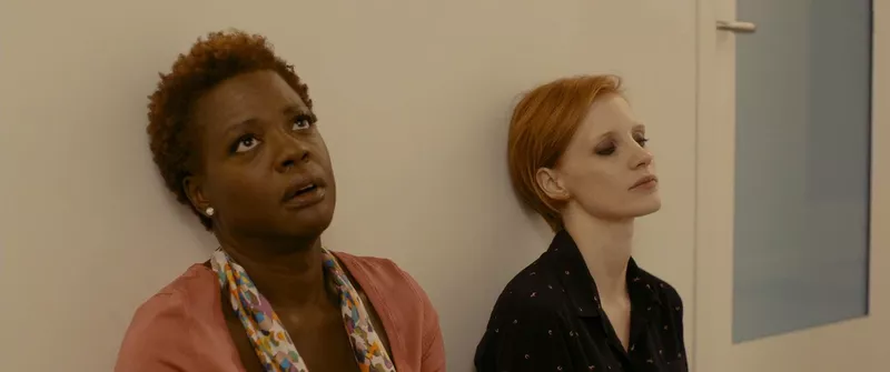 Viola Davis and Jessica Chastain