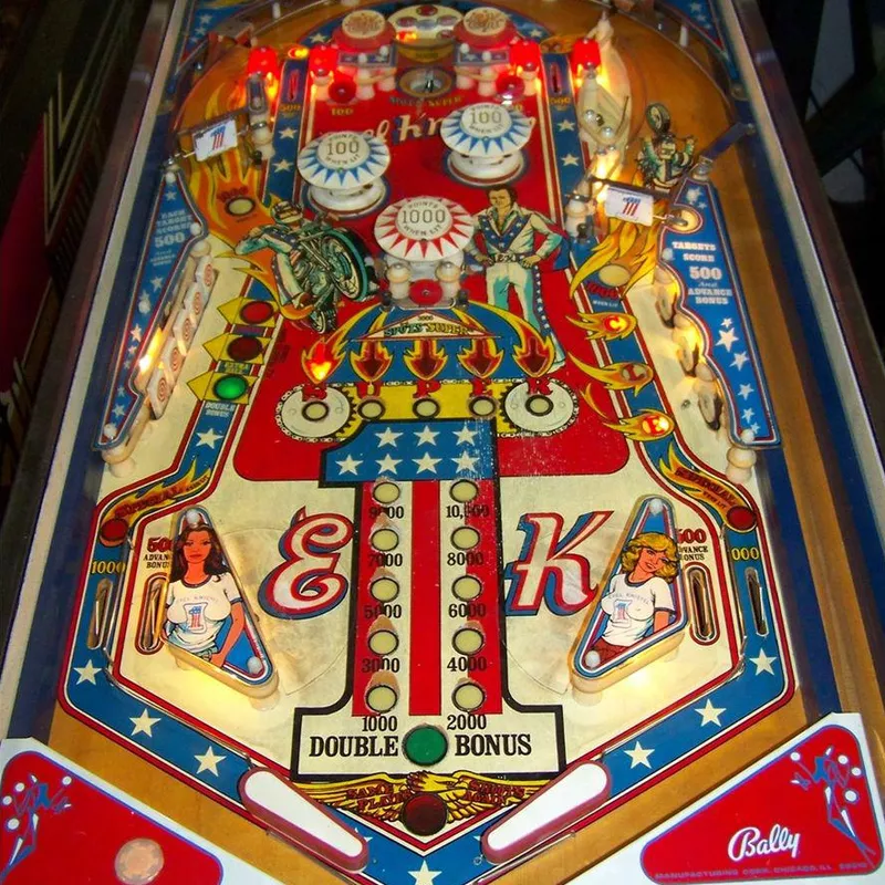 Evel Knievel pinball machine