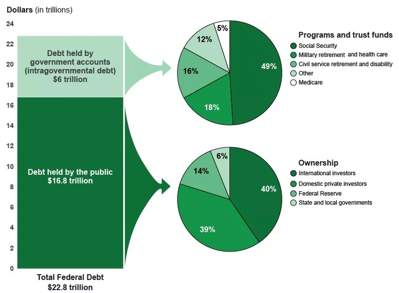 Public debt vs. government debt