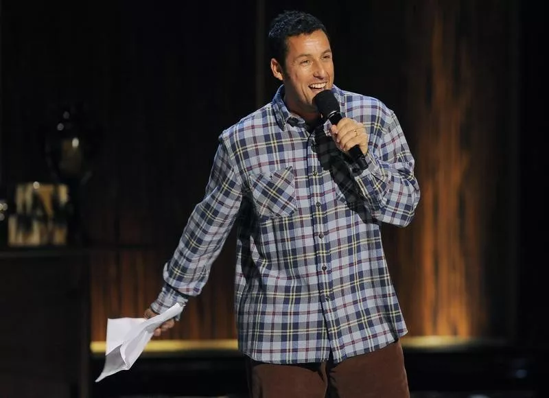 Adam Sandler performs at 