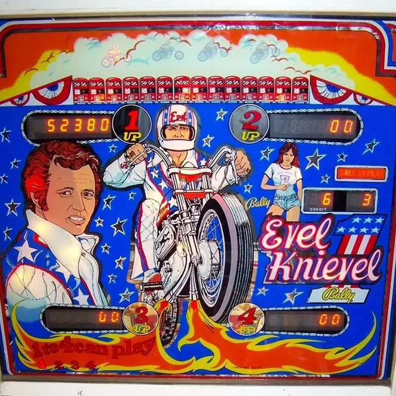 Evel Knievel pinball machine