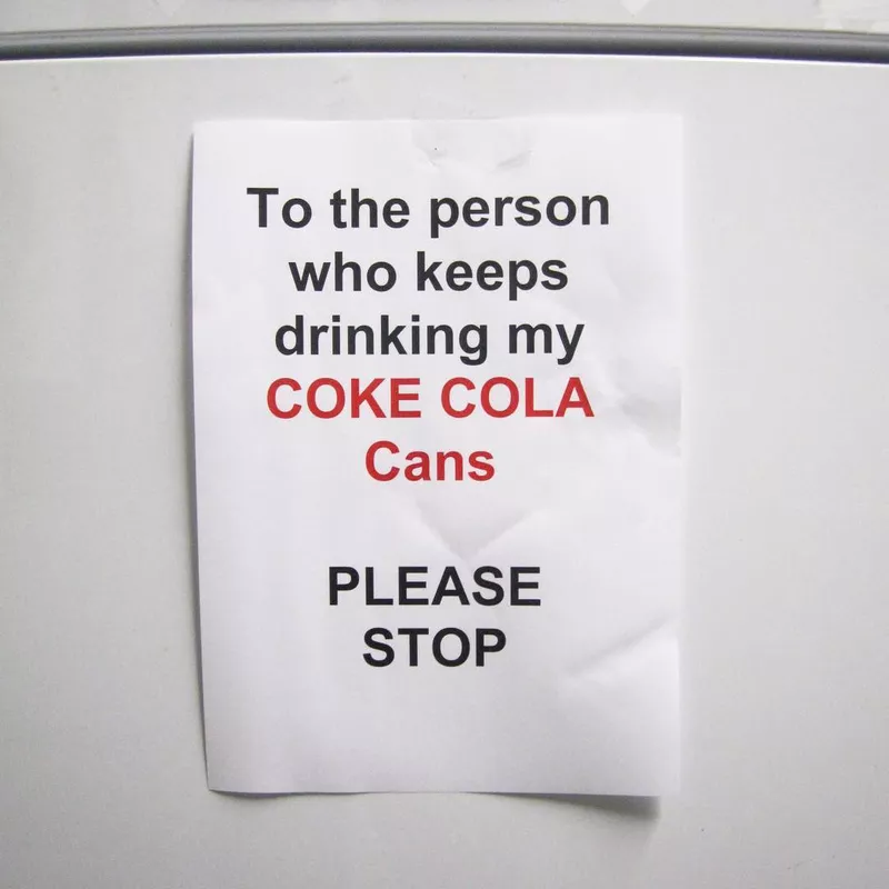 No Coke for you