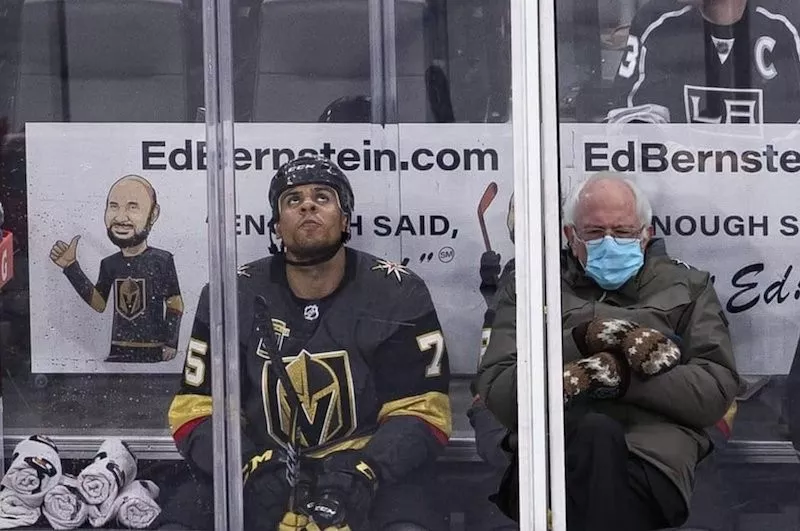 Bernie Sanders in the penalty box