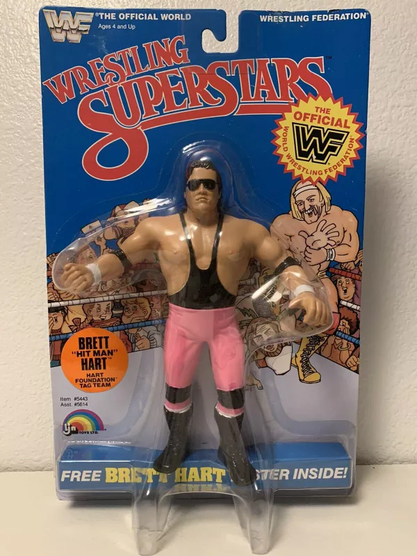 Bret Hart LJN Blue Card