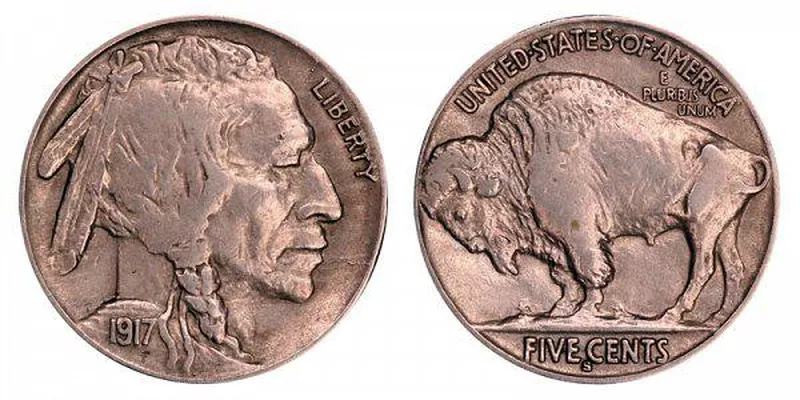 1917 S Buffalo Nickel