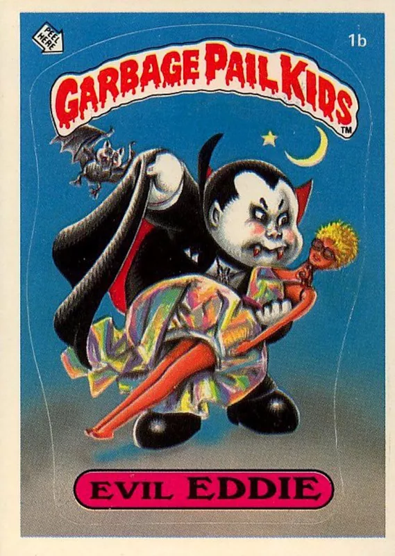 Evil Eddie Garbage Pail Kids card