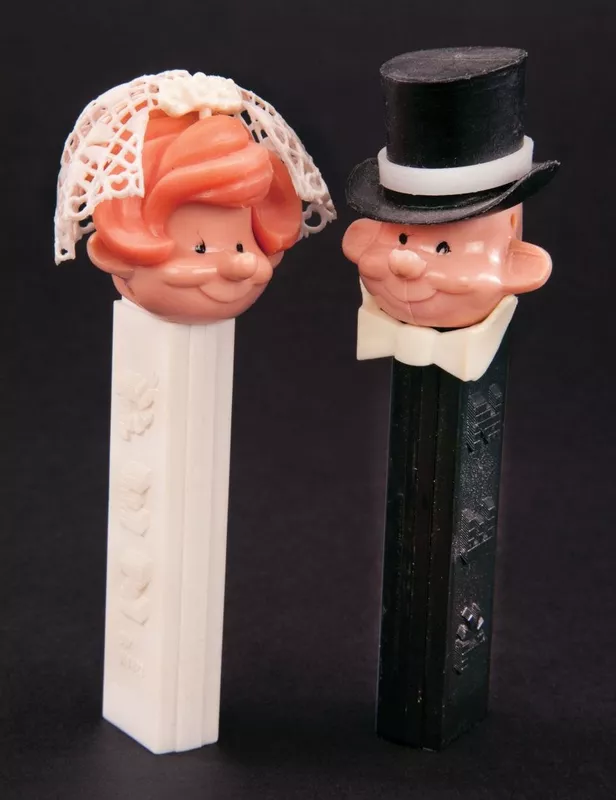 Bride and Groom Pez dispensers