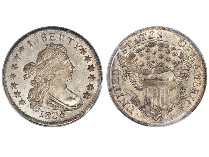 1805 4 Berries Draped Bust Dime