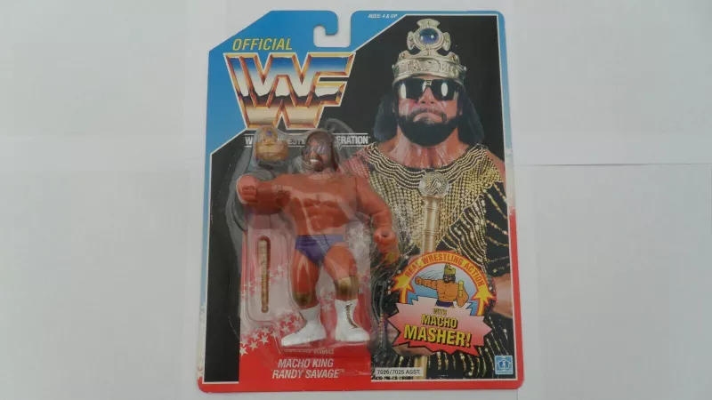 Hasbro Macho King Series 2 Blue Card