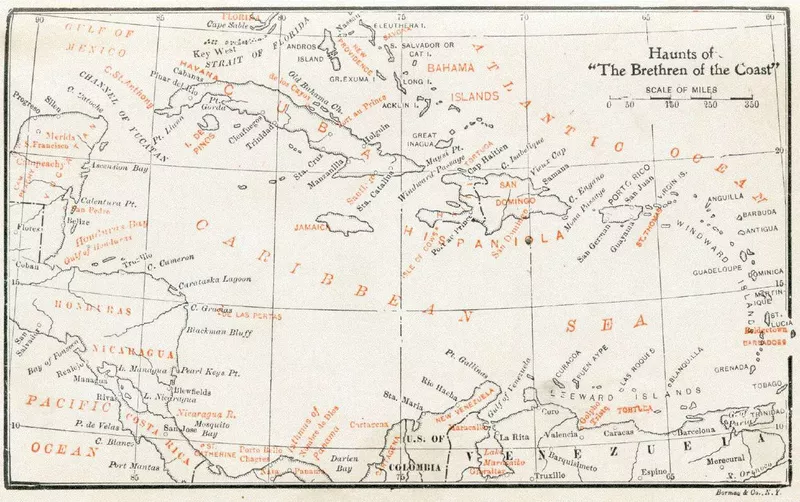 Golden Age of Piracy map