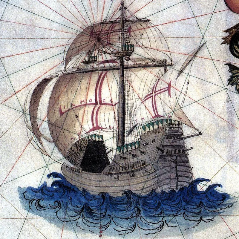 An example of a Portuguese carrack