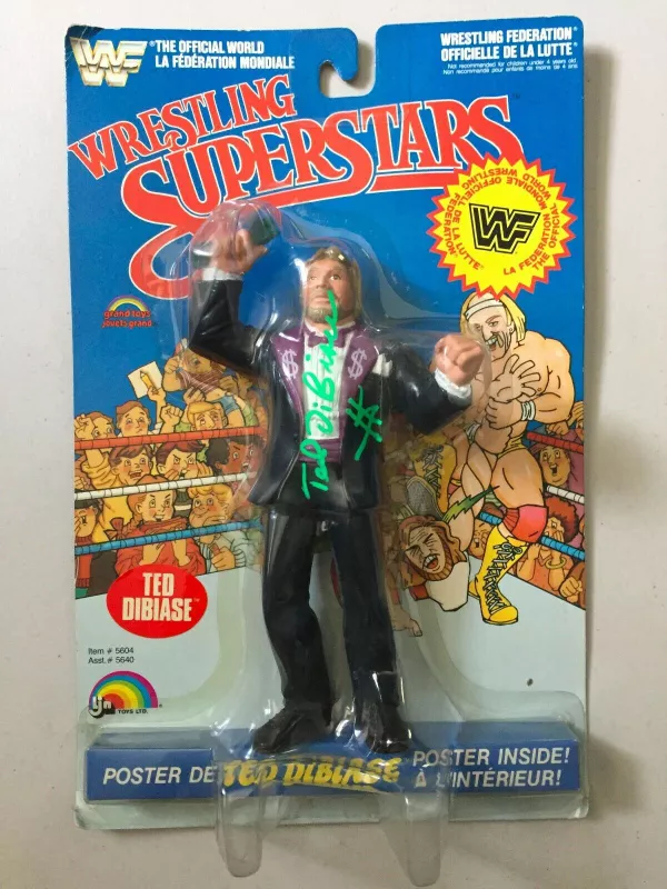 Million Dollar Man Ted DiBiase LJN Blue Card