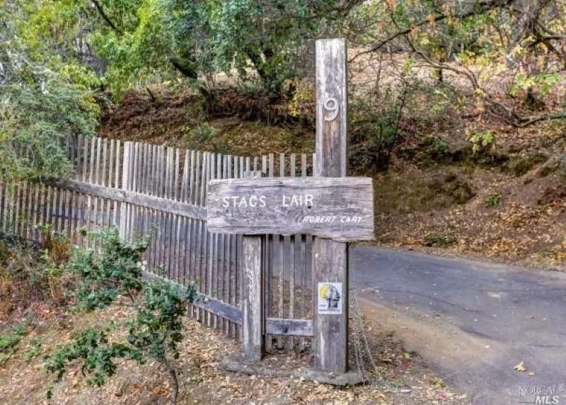 Old sign at Phil Lesh's house