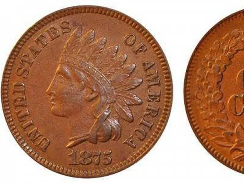 1875 Indian Head Penny