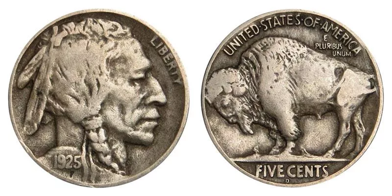 1925 D Buffalo Nickel