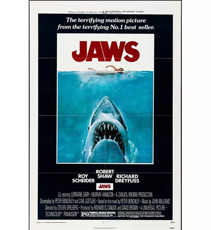 Jaws movie poster