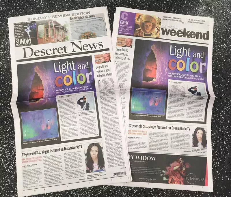 The Deseret News paper