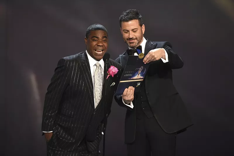 Jimmy Kimmel and Tracy Morgan