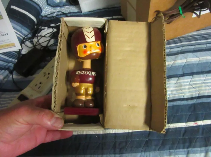 1960s Washington Redskins bobblehead