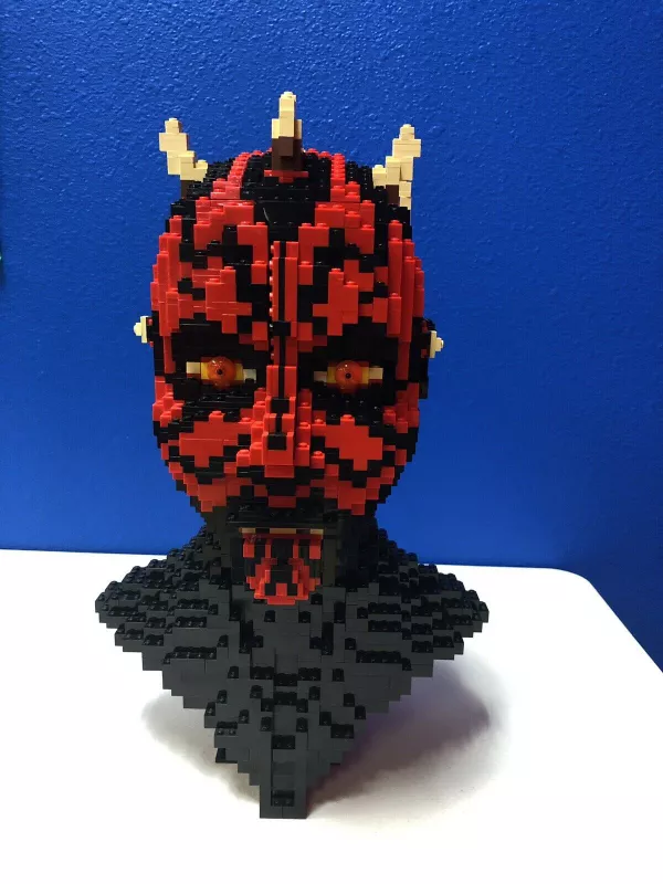 Darth Maul Lego Bust