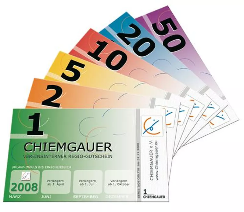 Chiemgauer bills