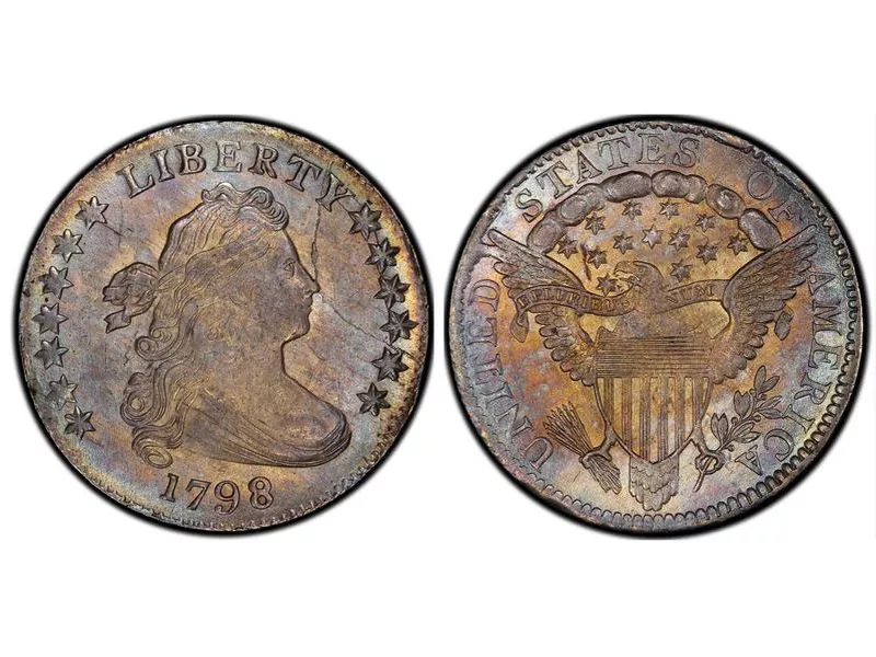 1798 Large 8 Draped Bust Dime